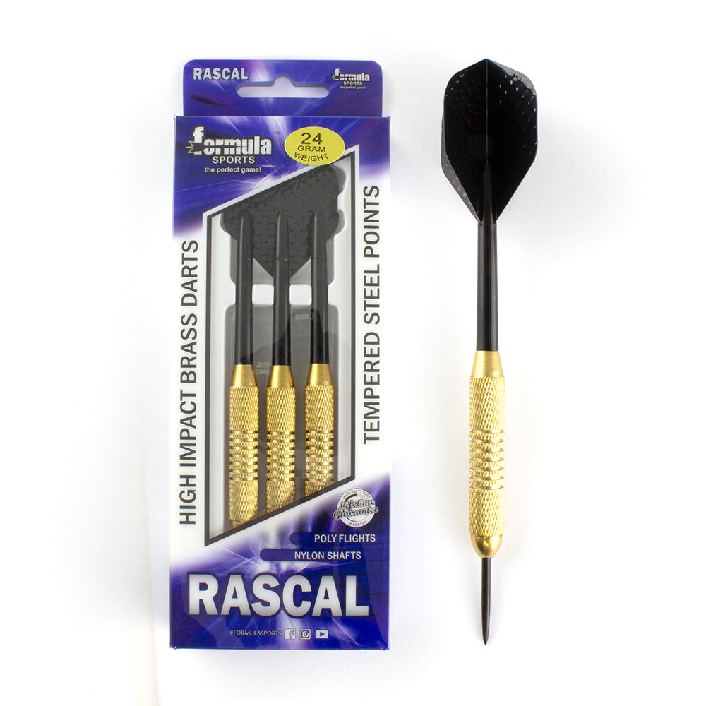 FORMULA SPORTS - RASCAL HIGH IMPACT BRASS DARTS - 24 GRAMS