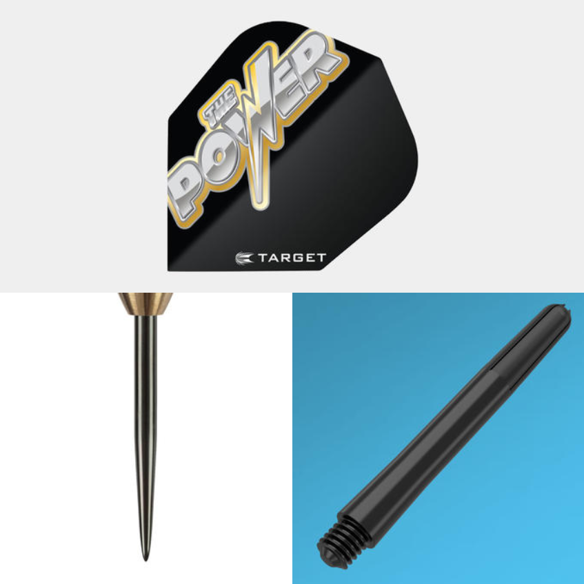 TARGET - PHIL TAYLOR - POWER BOLT BRASS DARTS - 24 GRAMS