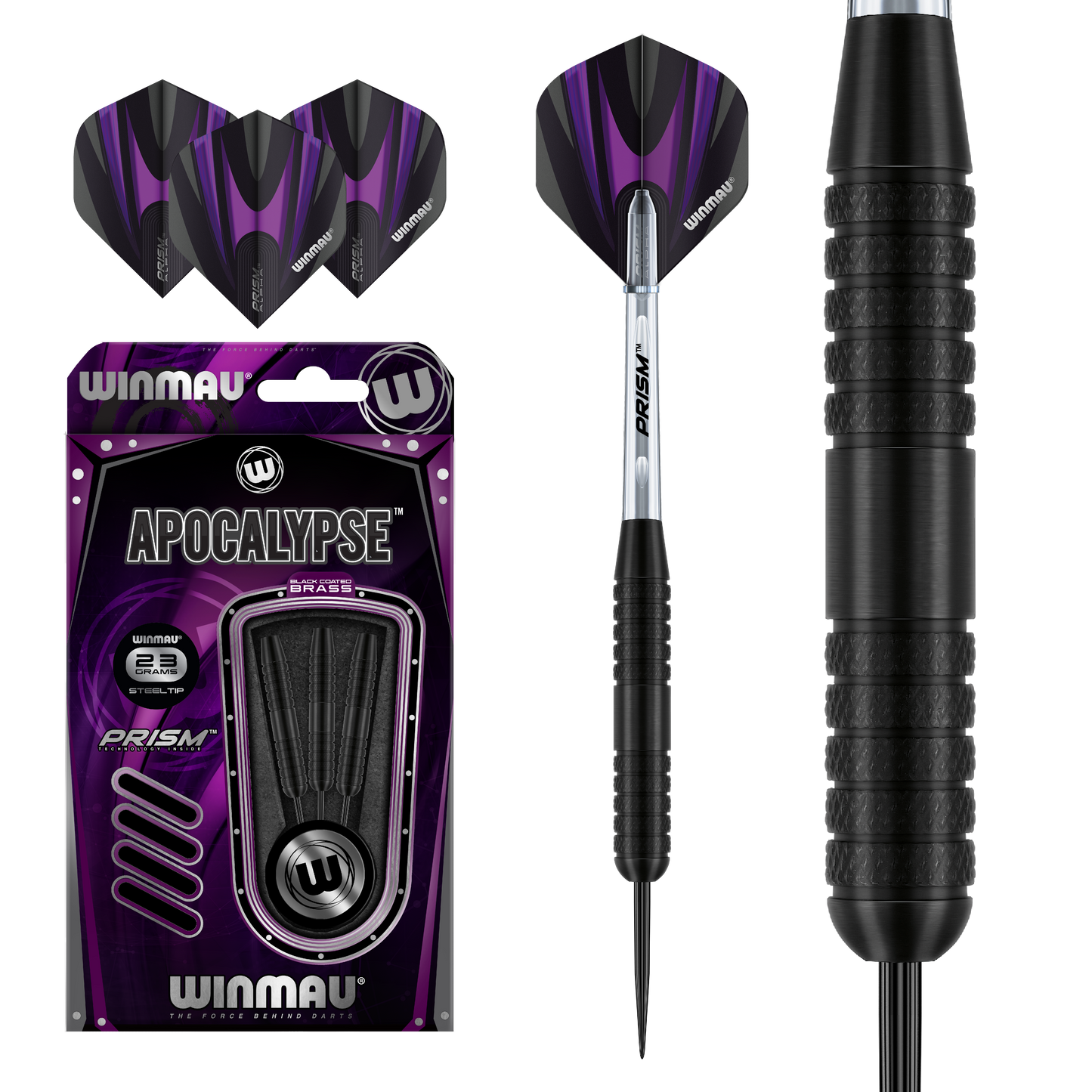 WINMAU-APOCALYPSEBLACKBRASSDARTS-23GRAM