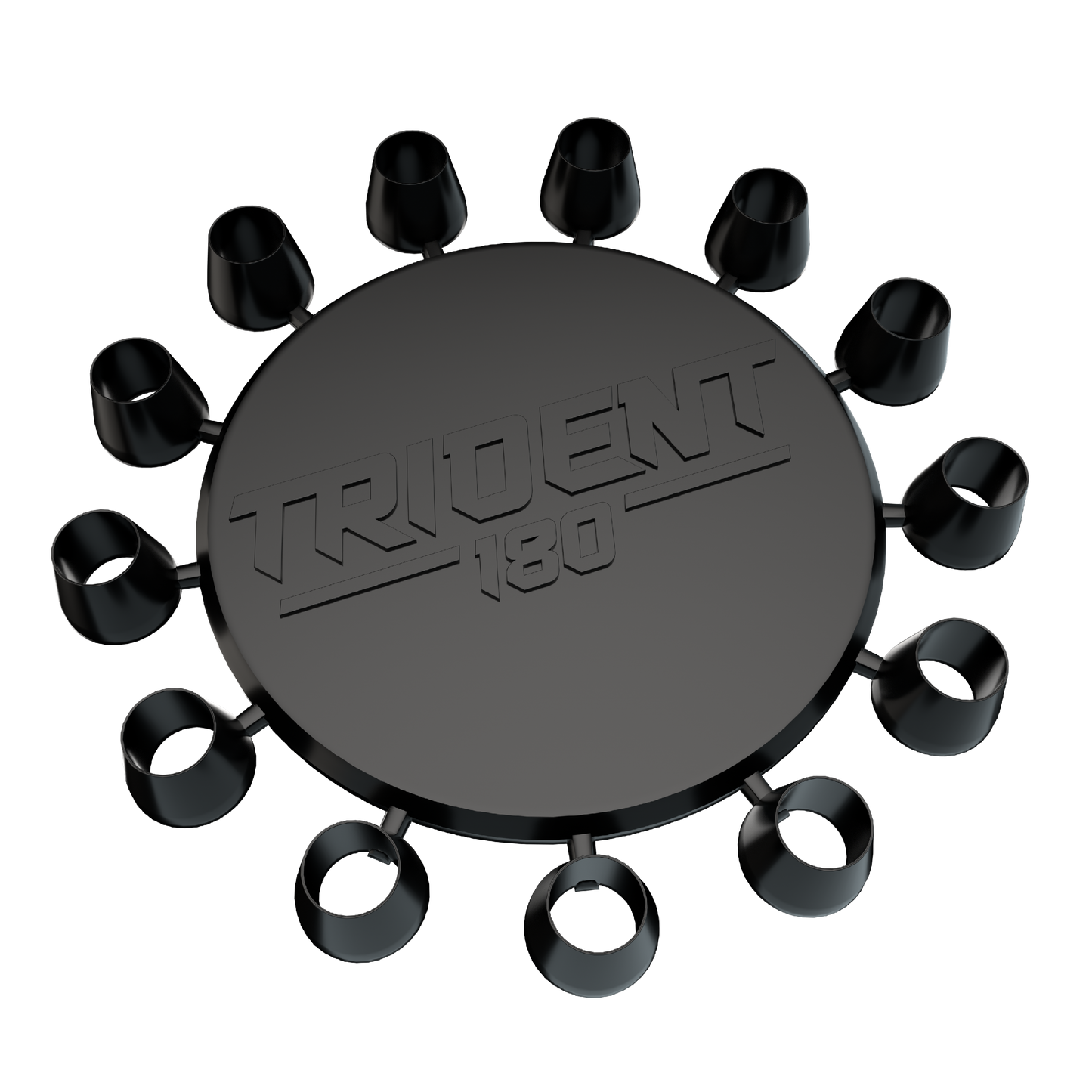 WINMAU - TRIDENT 180 DEFLECTOR - BLACK - SET OF 12