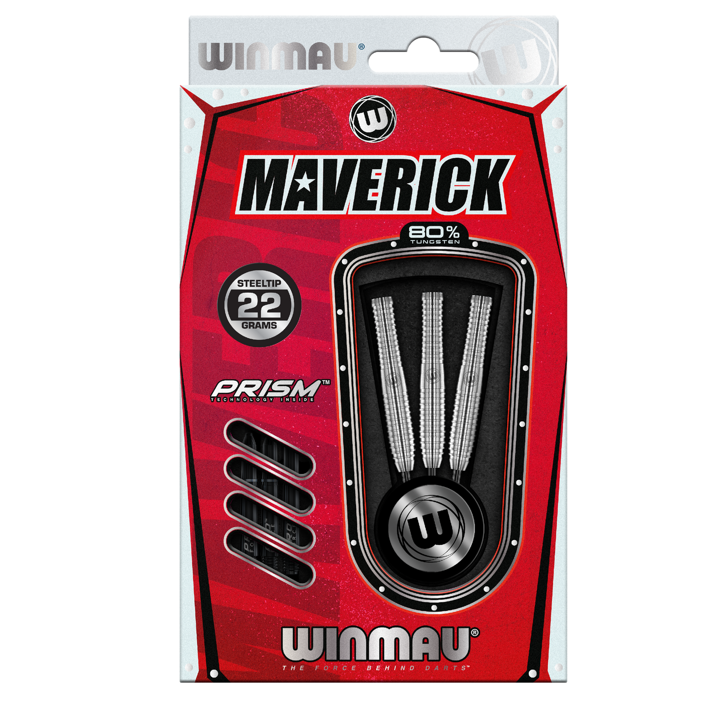 WINMAU - MAVERICK 80%TUNGSTEN DARTS - 22 GRAMS