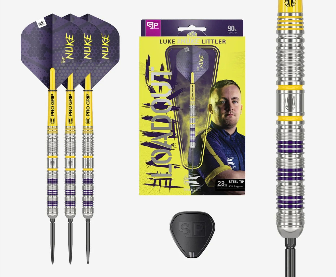 TARGET - LUKE LITTLER LOADOUT 90% TUNGSTEN STEEL TIP DART - 22 GRAM