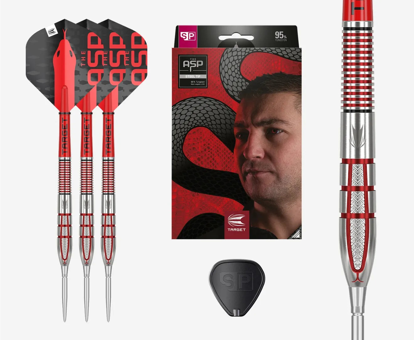 TARGET - NATHAN ASPINALL GEN 2 SP 95% TUNGSTEN STEEL TIP DARTS - 22 GRAM