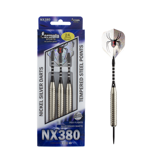 FORMULA SPORTS - NX380 NICKEL SILVER DARTS - 24 GRAMS