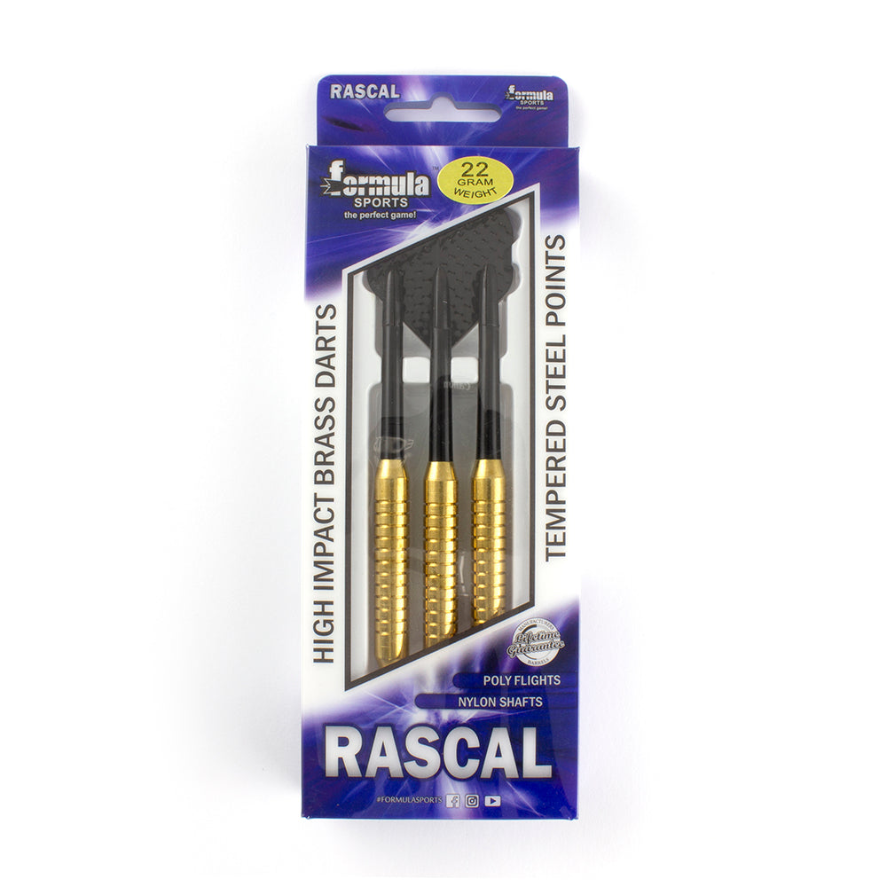 FORMULA SPORTS - RASCAL HIGH IMPACT BRASS DARTS - 22 GRAMS
