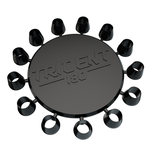 WINMAU - TRIDENT 180 DEFLECTOR - BLACK - SET OF 12