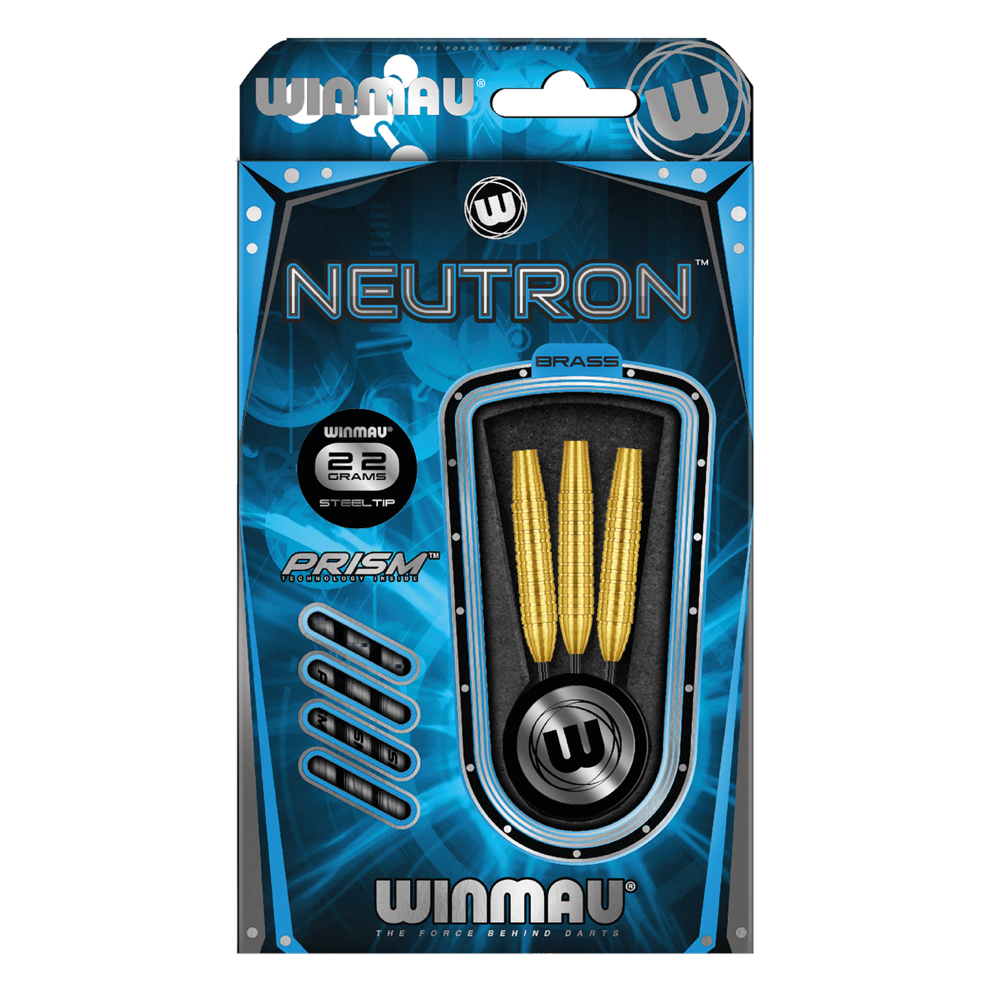 WINMAU - NEUTRON BRASS DARTS - 22 GRAMS