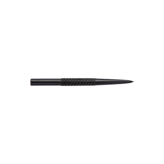 WINMAU - SPIRAL BLACK POINTS - STEEL - 32MM - SET OF 3