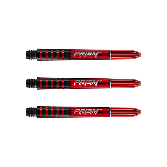 WINMAU - PRISM FORCE SHAFT - RED - SET OF 3
