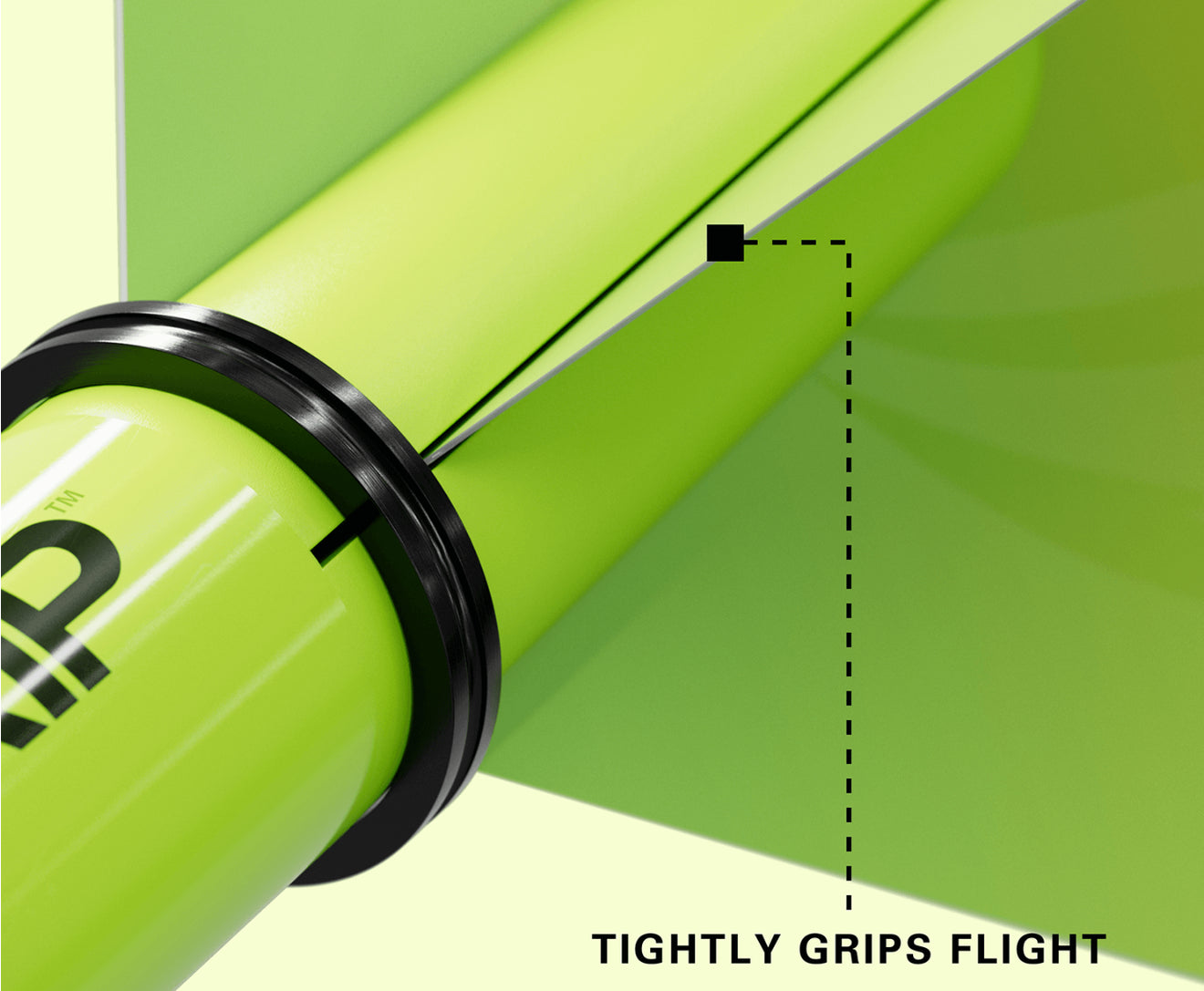 TARGET - PRO GRIP SHAFT - LIME GREEN - SET OF 3