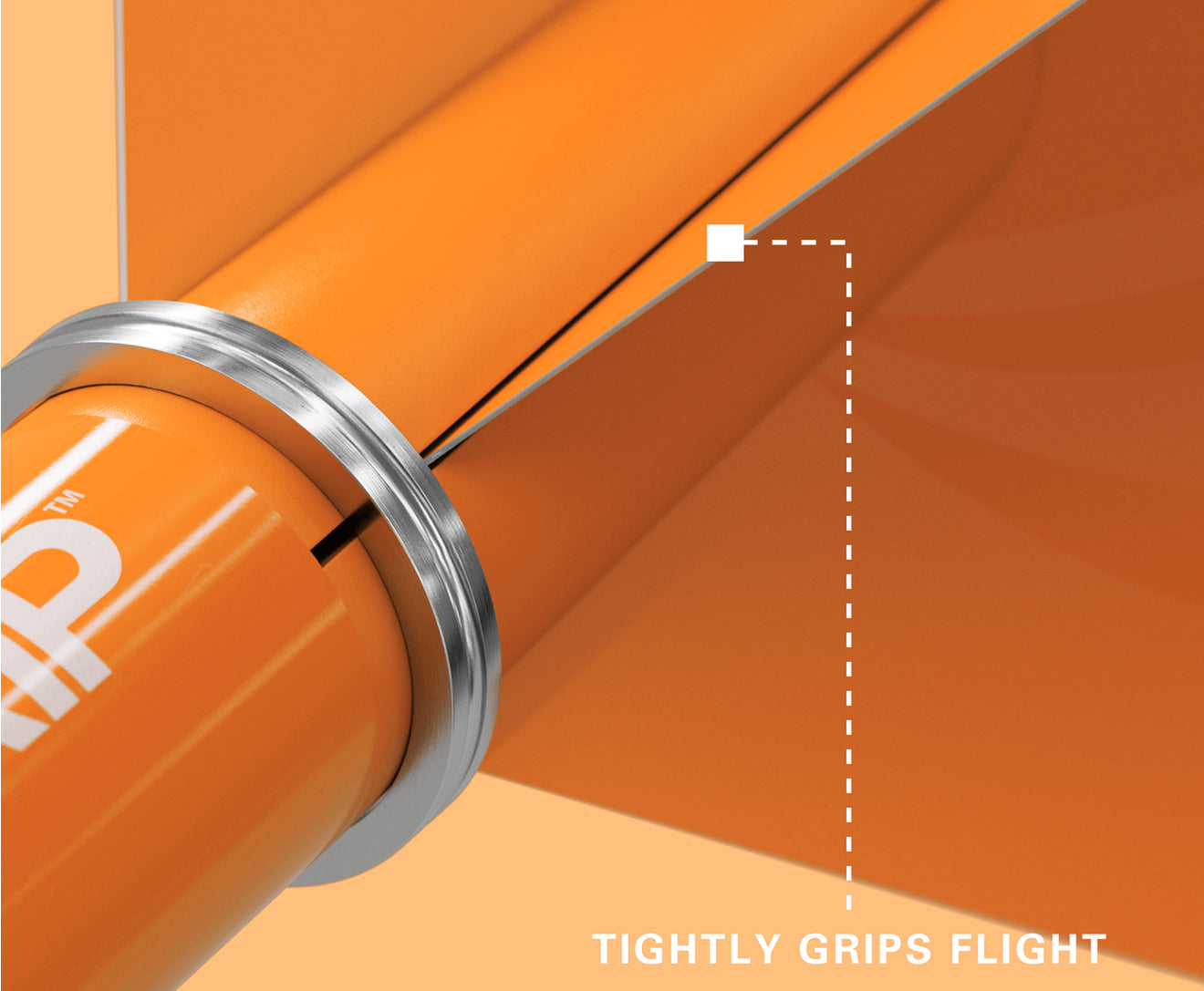 TARGET - PRO GRIP SHAFT - ORANGE - SET OF 3