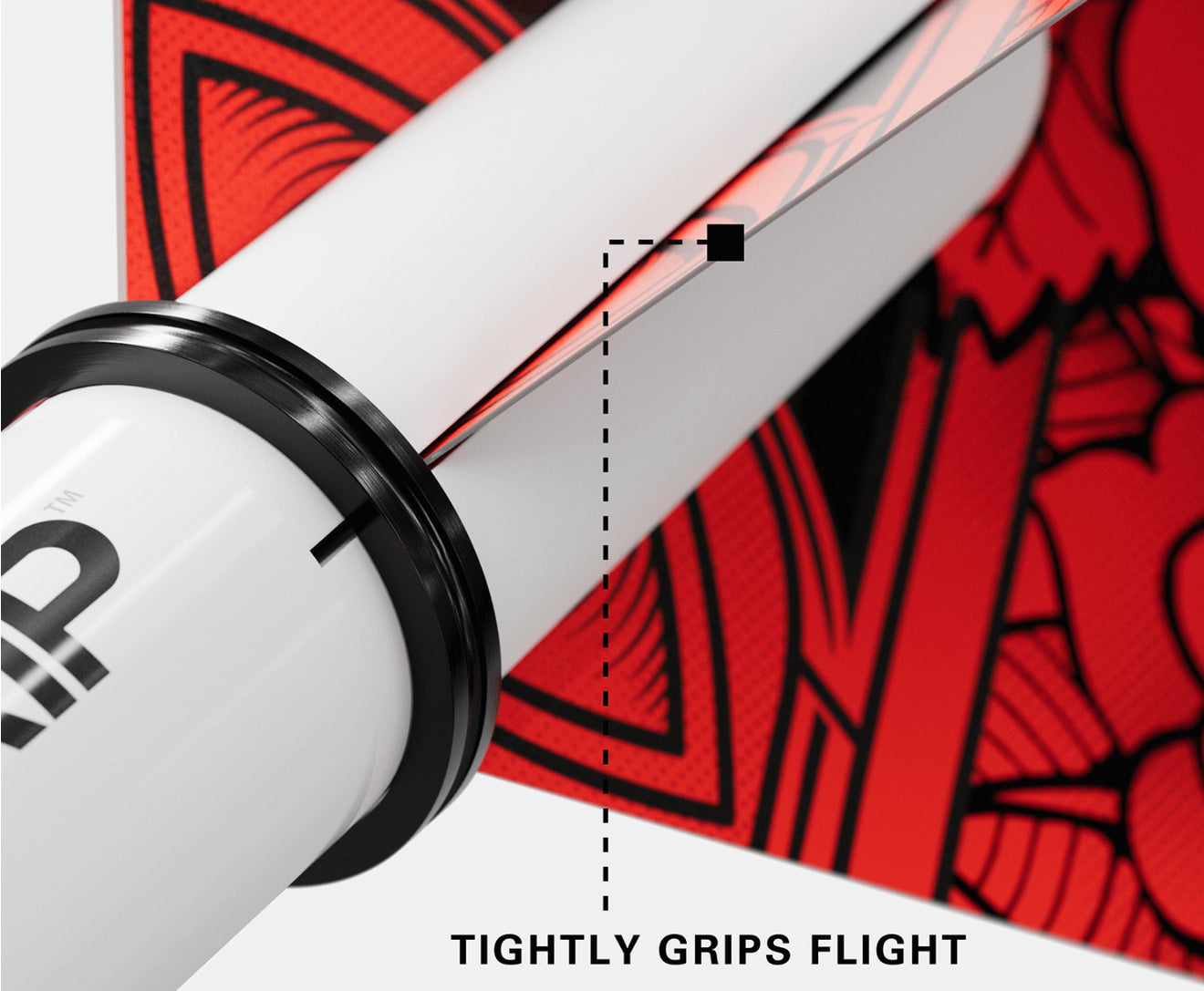 TARGET - PRO GRIP SHAFT - WHITE - SET OF 3