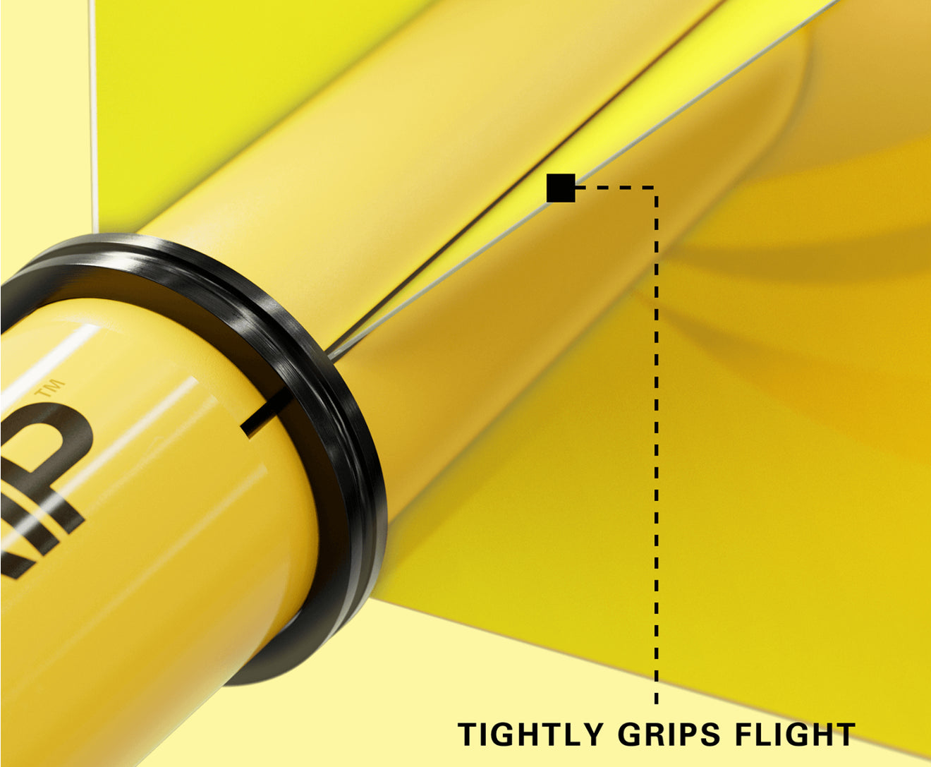 TARGET - PRO GRIP SHAFT - YELLOW - SET OF 3