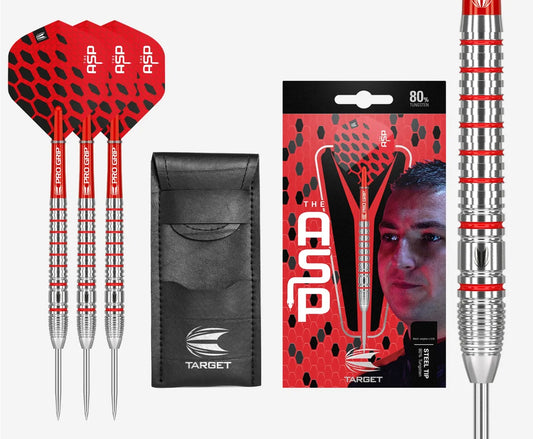 TARGET - NATHAN ASPINALL 80% TUNGSTEN STEEL TIP DARTS - 22 GRAM